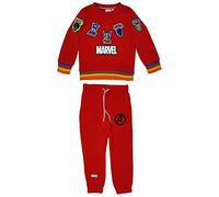 SUN CITY Survêtement Avengers, Marvel, pull et pantalon, complet enfant, Rosso, 10 ans