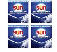SUN CLASSIC - Sel Regénérant 1Kg pour lave-vaisselle - Lot de 4 - Offre économique