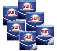 SUN CLASSIC - Sel Regénérant 1Kg pour lave-vaisselle - Lot de 6 - Offre économique