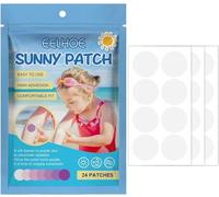Sun Companion Lot de 2 paquets de 48 autocollants de crème solaire UV pour enfants et adultes