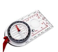 Sun Company ProMap Boussole Ultra légère avec échelle de déclinaison - Plaque de Base précise pour la randonnée, Le Camping, la Navigation de Survie