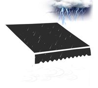 Sun e Tissu de rechange rétractable en polyester résistant aux intempéries pour extérieur 3 x 2,5 m 5 x 2,5 m 3,5 x 3 m 6 x 3 m