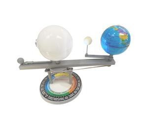 Sun Earth Moon Orbital Model - 10.24inch Educational Astronomy Tool | ABS Durable Rotating Planetarium - Scientific Demonstration Kit for Students and Home Science Learning