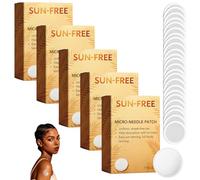 Sun-Free Glow Lot de 35 patchs bronzants à micro-aiguilles Seless Sunless Glow Sun Free Glow Micro Needle Patch pour un teint uniforme de la peau bronzé, éclat naturel, hommes et femmes (35 pièces)