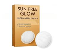 Sun-Free Glow Micro-Needle Patch Tanning, 2026 No-sun Tanning Patches,Natural Ingredients,Enhance The Natural Tanning Effect, Creating A Natural Glowly and Bronzed,for All Skin Types (1 Box)