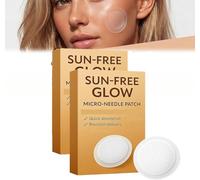 Sun-Free Glow Micro-Needle Patch Tanning,Tanning Patches,Natural Formula,Enhance The Natural Tanning Effect,Suitable for All Skin Types (2 Box)