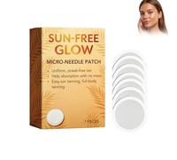 Sun Free Glow Patches, 2026 New Sunless Tanning Microdart Patches for Women and Men, Natural-Looking Golden Bronze Glow, Hydrating Face and Body Formula, Suitable for All Skin Types