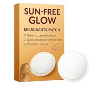 Sun Free Microneedle Patch - Lot de 7 patchs autobronzants - Hydratation profonde - Bronze naturel doux - Pour un rayonnement durable, baiser au et sain