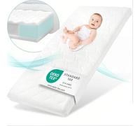 sun garden Matelas Bébé, Certifié Oeko-TEX 100, 60x120 cm | Matelas Enfant avec bord stable, Matelas bébé pour lit bébé, Lit enfant ou lit parapluie, Housse lavable jusqu'à 60°C