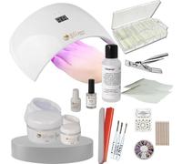 Sun Garden Nails Kit de démarrage gel UV Florence pour ongles en gel avec gel UV, accessoires et composants de modelage des ongles