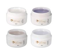 Sun Garden Nails - Kit Gels UV Classiques - 4 x 30 ml - Gel de Fondation, Construction, Français et Finition