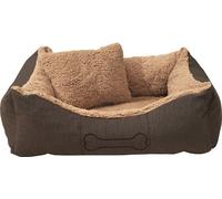 Sun Garden Panier de luxe pour chien Lucky + Coussin 59X67X20 cm Marron/Beige