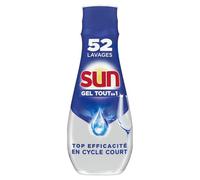 SUN - Gel Lave-Vaisselle Tout-en-1 Puissant, Nettoyage Impeccable et Brillance Intense (Flacon 900mL) - Le lot de 2