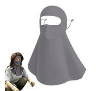 Sun Guard Face Shield - Adjustable Neck Cover Protector, UV Blocking Fabric System, Outdoor Sun Protection Gear, Safety Accessory, Face Shield for Fishing Work Motorcycle Use