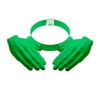 Sun Hat, Palm Shape Cap, Adjustable Shade Headwear, Funny Fashion Hat, for Beach Travel Commuting School Cycling Mother Girlfriend Teens Adults Outdoor Sun Protection Comfort Use