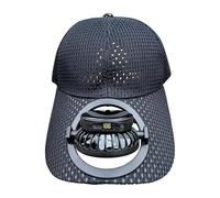 Sun Hat with Fan - Solar Powered USB Rechargeable, 3-Speed Cooling Cap