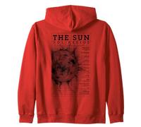Sun Helios Solar Physique Astronomie Science Diagramme STEM Sweat à Capuche