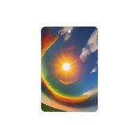Sun High In The Sky Lot de 4 désodorisants rectangulaires à suspendre pour chambre à coucher, salle de bain