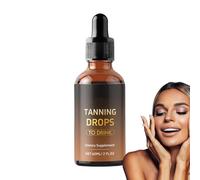 Sun-Kissed Goutte de bronzage à boire 60 ml Ingrédients doux Goutte bronzante pour promouvoir la santé de la peau et la pigmentation