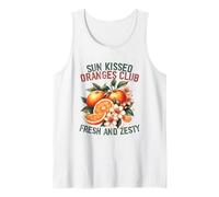 Sun Kissed Oranges Club Fresh And Zesty Débardeur