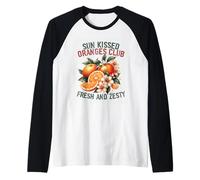 Sun Kissed Oranges Club Fresh And Zesty Manche Raglan