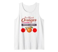 Sun-Kissed Oranges Club Fresh & Zesty Débardeur
