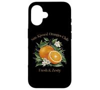 Sun Kissed Oranges Club Fresh Zesty Vibe Coque pour iPhone 16