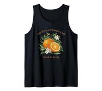 Sun Kissed Oranges Club Fresh Zesty Vibe Débardeur