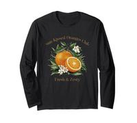 Sun Kissed Oranges Club Fresh Zesty Vibe Manche Longue