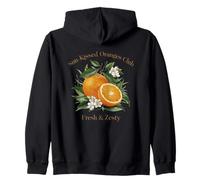 Sun Kissed Oranges Club Fresh Zesty Vibe Sweat à Capuche