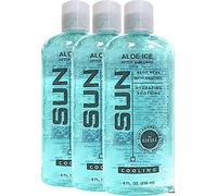 Sun Laboratories Giesee Lot de 3 gels à l'aloe vera Sun Laboratories 236,8 g - Gel d'aloe vera bio - Soin post-soleil pur et naturel, gel d'aloe vera brûlant le soleil