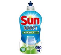 SUN Liquide de Rinçage pour Lave-Vaisselle Expert Shine Boost Fresh 450 ml