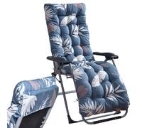 Sun Lounger Cushion, Sun Lounger Cushions Seulement 67x21 '' Coussin de Chaise Longue 3,2 '' Coussin de Chaise de Jardin Douce de Chaise de Jardin Douce avec Glissade