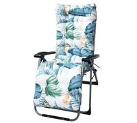 Sun Lounger Cushion Sun Lounger Cushions Seulement 67x21 '' Lounge Chaise Cushion Soft Garden Chair Cushions non glisser High Back Rocking Chair Remplacement avec des liens pour les meubles en rotin