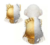 Sun Moon S Vêtements pour petits chiens - Tenue d'été mignonne pour chiot, doux et respirant