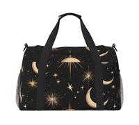 Sun Moon Sac de voyage léger pour homme et femme Motif comètes de l'espace