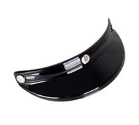 Sun Motorcycle - Vintage Three Clip Shield, Extension de protection UV | Accessoire d'installation facile pour casques demi-visage de motocross avec réduction d'éblouissement et confort de condu