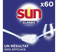 SUN - Nettoyage Puissant et Brillance Intense, Tablettes Lave-vaisselle Classiques (Boîte 60) - Le lot de 3