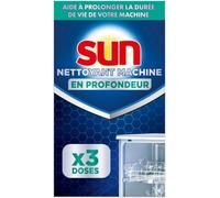 SUN - Nettoyant Lave-Vaisselle Classique - 3 Doses - nettoie en profondeur - aide à prolonger la durée de vie de votre machine