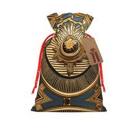 Sun Old Sac à bonbons de Noël avec cordon de serrage Motif de grâce égyptienne intemporelle