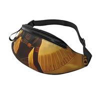 Sun Old Sac banane égyptien avec sangle réglable pour homme et femme avec sangle réglable pour randonnée, course à pied, voyage, cyclisme, Noir , Taille unique, Sac à dos de