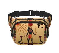 Sun Old Sac banane pour femme avec sangle réglable pour entraînement/course à pied/randonnée Motif intemporel, Noir , Taille unique
