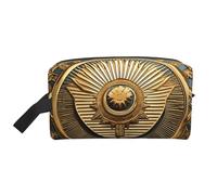 Sun Old Trousse de toilette imprimée Timeless Grace - Grande capacité - Pochette de rangement pour batterie externe et câbles, blanc, One Size