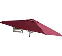 Sun Parasol Umbrella Outdoor Parasols Patio Mur Mourir Parapluie pour Balcon Murale de Porte de Porte du Soleil avec Inclinaison Poteau en Aluminium