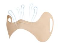 Sun Patches for Face, Golf Eye Patches, Facial Skin Protector, Nylon, Spandex, Portable Sunblock for Nose, Running Hiking Cycling Fishing Vacation and Outdoor Activities, 13.78 x 3.94 inches