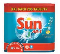 Sun produits pour lave-vaisselle tablettes All-in-1, paquet de 200 pièces