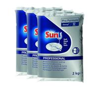Sun Professionnel Sel de régénération pour lave-vaisselle Anticalcaire 3 x 2 kg (= 6 kg)