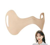 Sun Protection Cover, Eye Sunscreen Patches, 35 X 10cm/13.78 X 3.94in Facial Skin Shield, Portable Uv Defense, Set of 2, Beige for Hiking, Cycling, Fishing, Travel, Outdoor Use