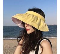 Sun Protection Hat Female Summer Empty Top Sun Hat Cycling Cover Face Sun Hat Shell Hat