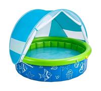 Sun Protection Spacious Space-Saving Kids Pool Canopy Splash Pad Center